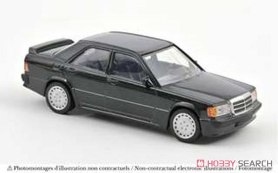 MB 190E 2.3 16 1984 メタリックブラック (ミニカー) 商品画像1