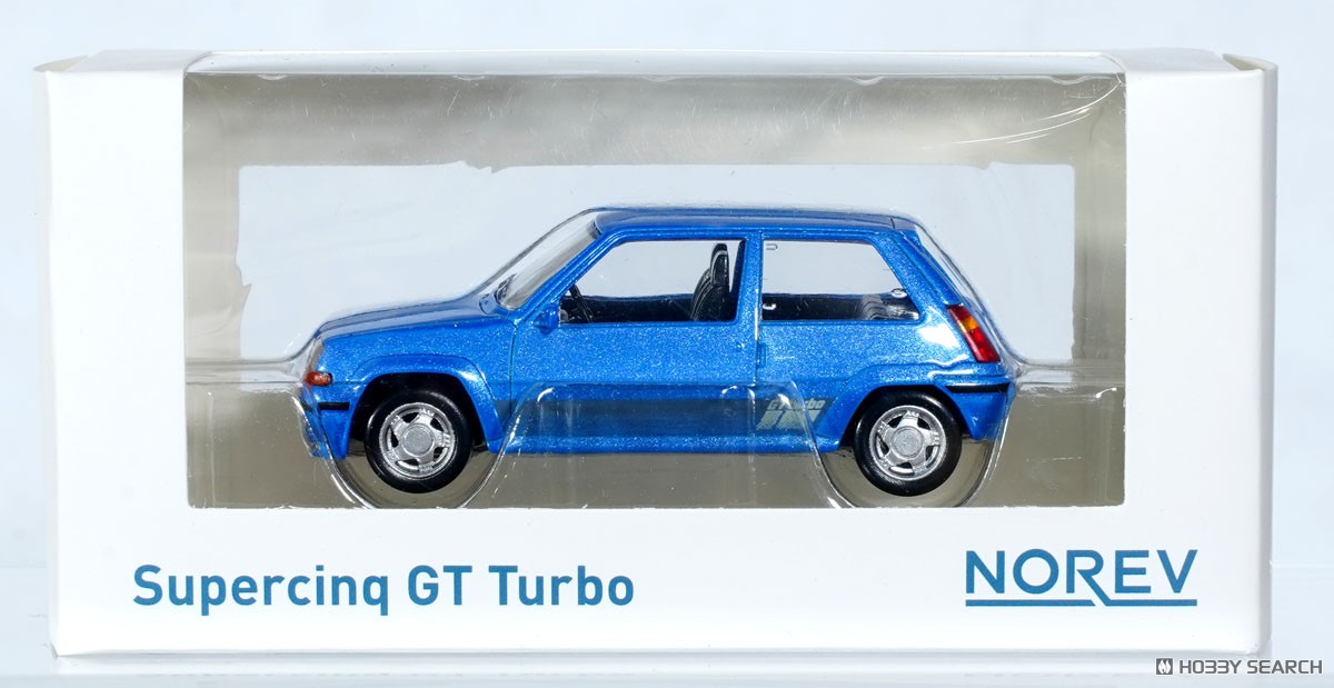 ルノー スーパーサンク GTターボ Ph II 1988 メタリックブルー (ミニカー) パッケージ1