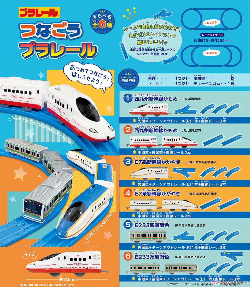 つなごうプラレール 11 (10個セット) (食玩) その他の画像1