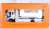 Mitsubishi FUSO Truck Double Decker Car Carrier Silver (Diecast Car) Package1