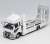 Mitsubishi FUSO Truck Double Decker Car Carrier White (Diecast Car) Item picture1