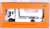 Mitsubishi FUSO Truck Double Decker Car Carrier White (Diecast Car) Package1