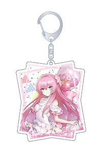 Hatsune Miku Series Acrylic Key Ring Hatsune Miku 16th Birthday Megurine Luka (Anime Toy)