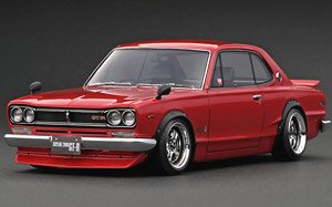 Nissan Skyline 2000 GT-R (KPGC10) Red (ミニカー)