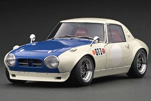 Toyota Sports 800 NOB Hachi Ver White/Blue (ミニカー)