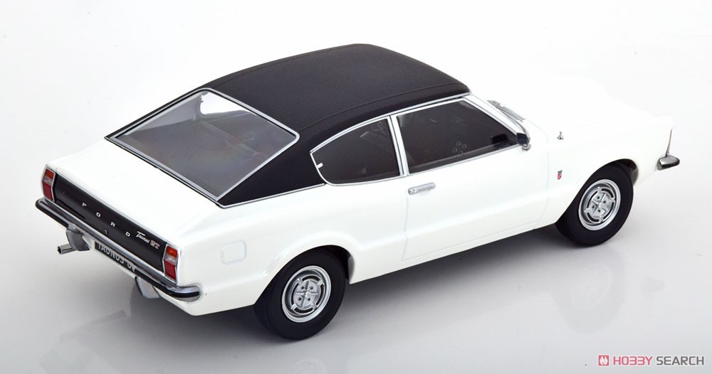 Ford Taunus GT Coupe with Vinyl Roof 1971 White / Flatblack (Diecast Car) Item picture2