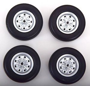 フォード タウヌス 1971 Tire Set 2 with rims (ミニカー)