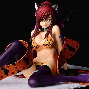 Erza Scarlet Halloween Cat Gravure_Style (PVC Figure)