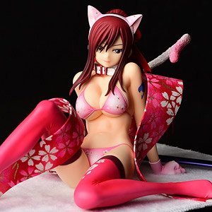 Erza Scarlet Cherry Blossom Cat Gravure_Style (PVC Figure)