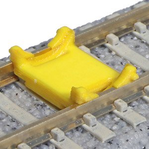 手歯止め (黄色・4個入り) (鉄道模型)