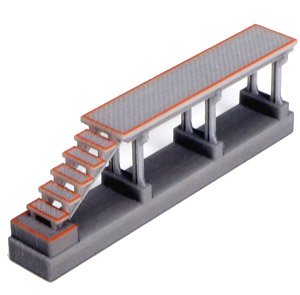 Yard Platform with Stairs on One Side (Model Train)