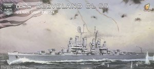 U.S.Navy Light Cruiser USS Cleveland CL-55 (Standard Edition) (Plastic model)
