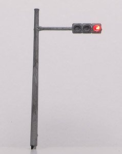 ジャストプラグ 交通信号機 赤点灯 (2本入り) (鉄道模型)