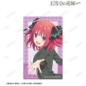五等分の花嫁∽ 中野二乃 カードステッカー (キャラクターグッズ)