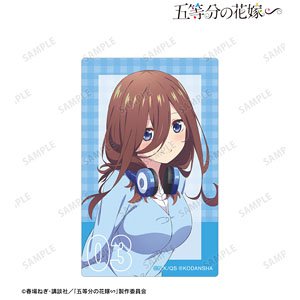 五等分の花嫁∽ 中野三玖 カードステッカー (キャラクターグッズ)