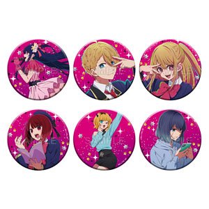 【推しの子】缶バッジ+ TVアニメビジュアル ver.A (6個セット) (キャラクターグッズ)