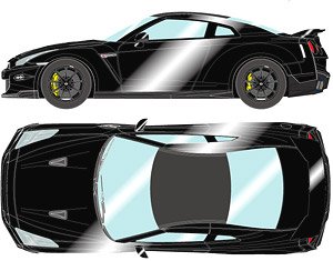 NISSAN GT-R Track edition engineered by NISMO T-spec 2024 メテオフレークブラックパール (ミニカー)