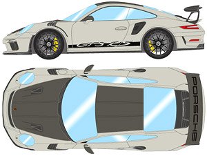 Porsche 911 (991.2) GT3 RS Weissach Package 2018 Crayon (Diecast Car)