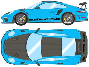 Porsche 911 (991.2) GT3 RS Weissach Package 2018 マイアミブルー (ミニカー)