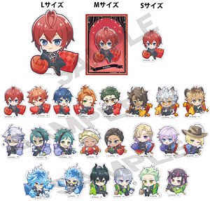 ディズニー ツイステッドワンダーランド トレーディングステッカー クッション (22個セット) (キャラクターグッズ)