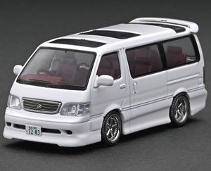 Toyota Hiace Wagon Custom White (ミニカー)
