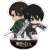 Attack on Titan The Final Season Puchikko Acrylic Figure Vol.2 Mikasa & Levi (Anime Toy) Item picture1