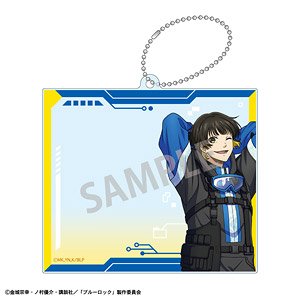 Blue Lock Photo Frame Key Ring Meguru Bachira Cyber Punk (Anime Toy)