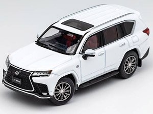 Lexus LX600 F SPORT - (LHD) ホワイト (ミニカー)