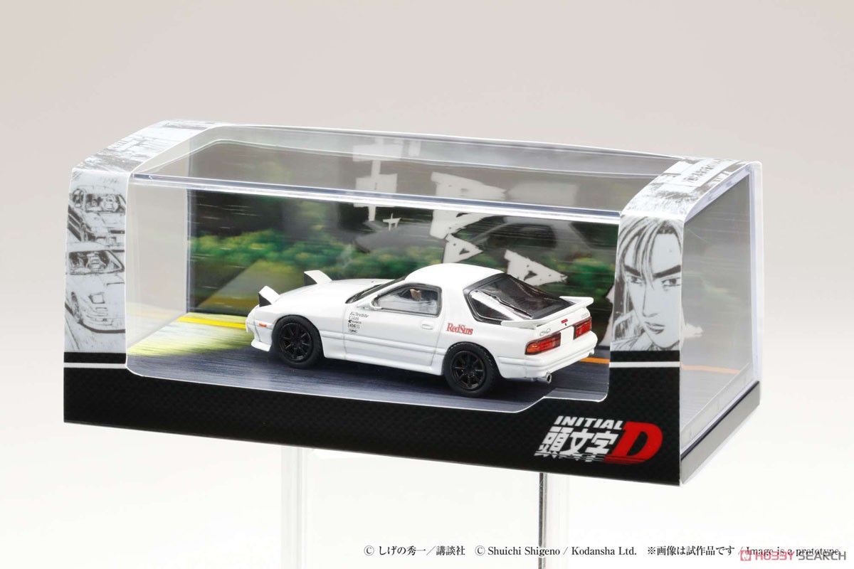 MAZDA RX-7 (FC3S) ∞ / 頭文字D VS須藤京一 高橋涼介ドライバーフィギュア付き (ミニカー) パッケージ3