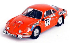 Alpine Renault A110 1975 Monte Carlo RAlly #78 F.von der Leyen / P.Diekmann (Diecast Car)