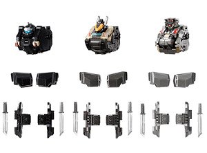 Diaclone EX Core & Armament Set 1 (Completed)
