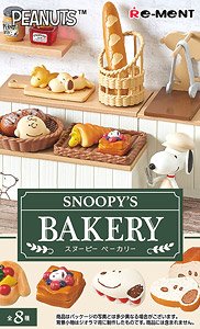 Snoopy Snoopy`s Bakery (Set of 8) (Anime Toy)
