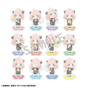 Spy x Family Trading Acrylic Stand Flowery (Set of 12) (Anime Toy)