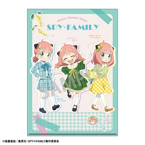 Spy x Family A4 Single Clear File Mint Fashion Show (Anime Toy)