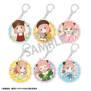 Spy x Family Trading Acrylic Key Ring Fashion Show (Set of 6) (Anime Toy)