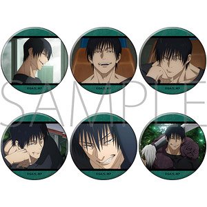 Jujutsu Kaisen Season 2 Chara Badge Collection Toji Fushiguro (Set of 6) (Anime Toy)