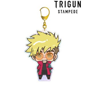 TVアニメ「TRIGUN STAMPEDE」 ヴァッシュ・ザ・スタンピード ちょこんと！ オーロラBIGアクリルキーホルダー (キャラクターグッズ)