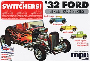 1932 フォード スイッチャーズ ロードスター クーペ ストリート ロッド (プラモデル)