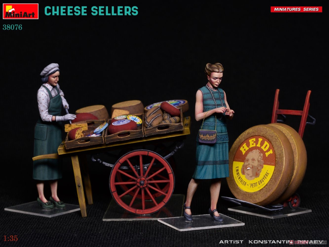 Cheese Sellers (Plastic model) Item picture1