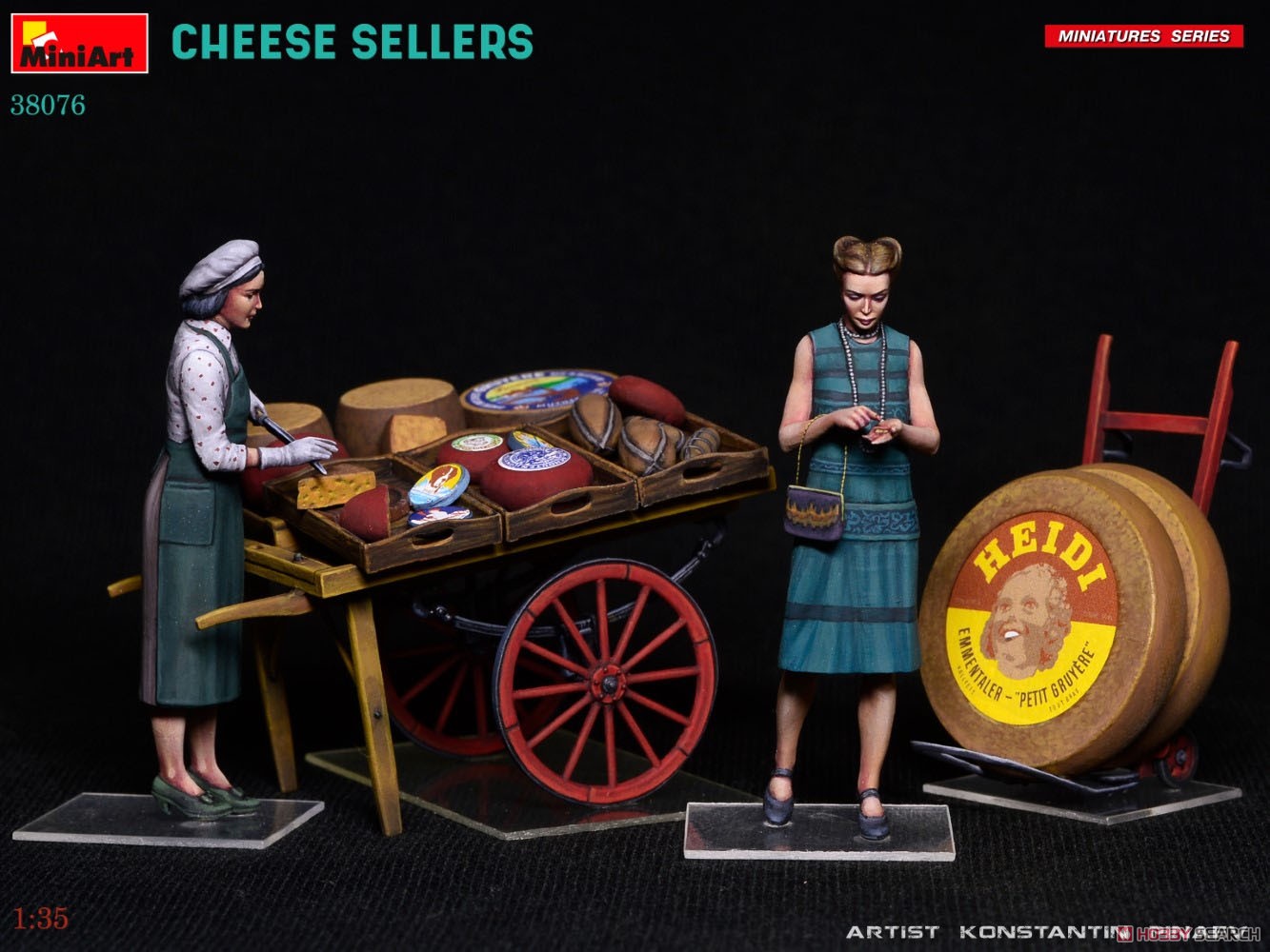 Cheese Sellers (Plastic model) Item picture2