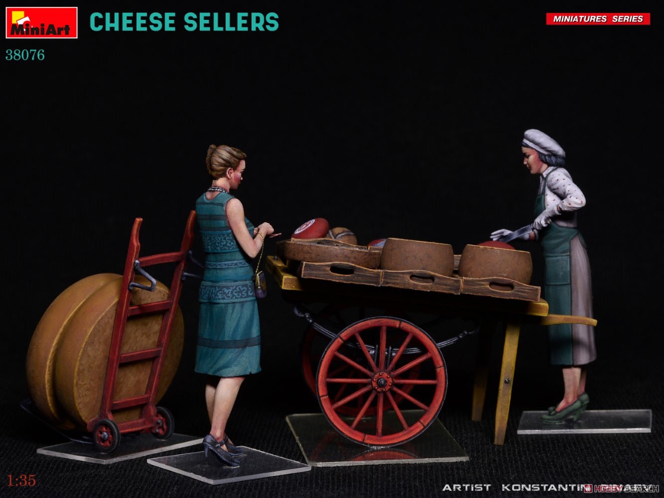 Cheese Sellers (Plastic model) Item picture3