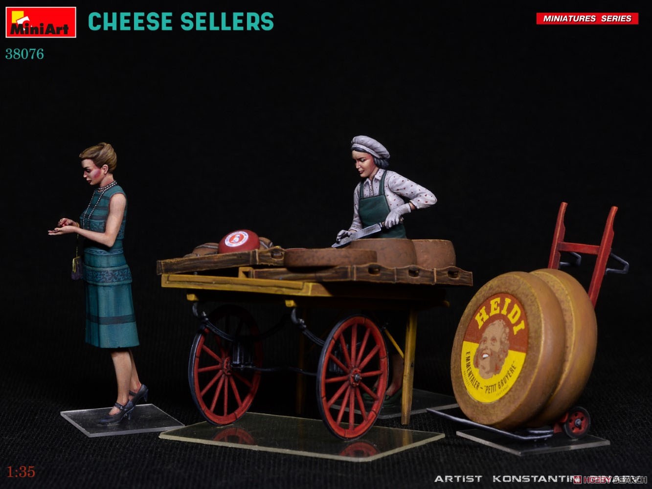 Cheese Sellers (Plastic model) Item picture4
