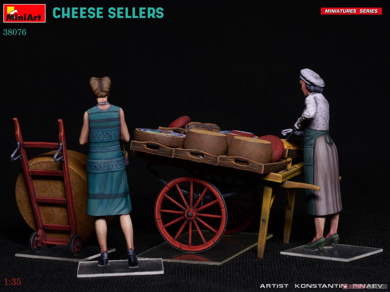 Cheese Sellers (Plastic model) Item picture5