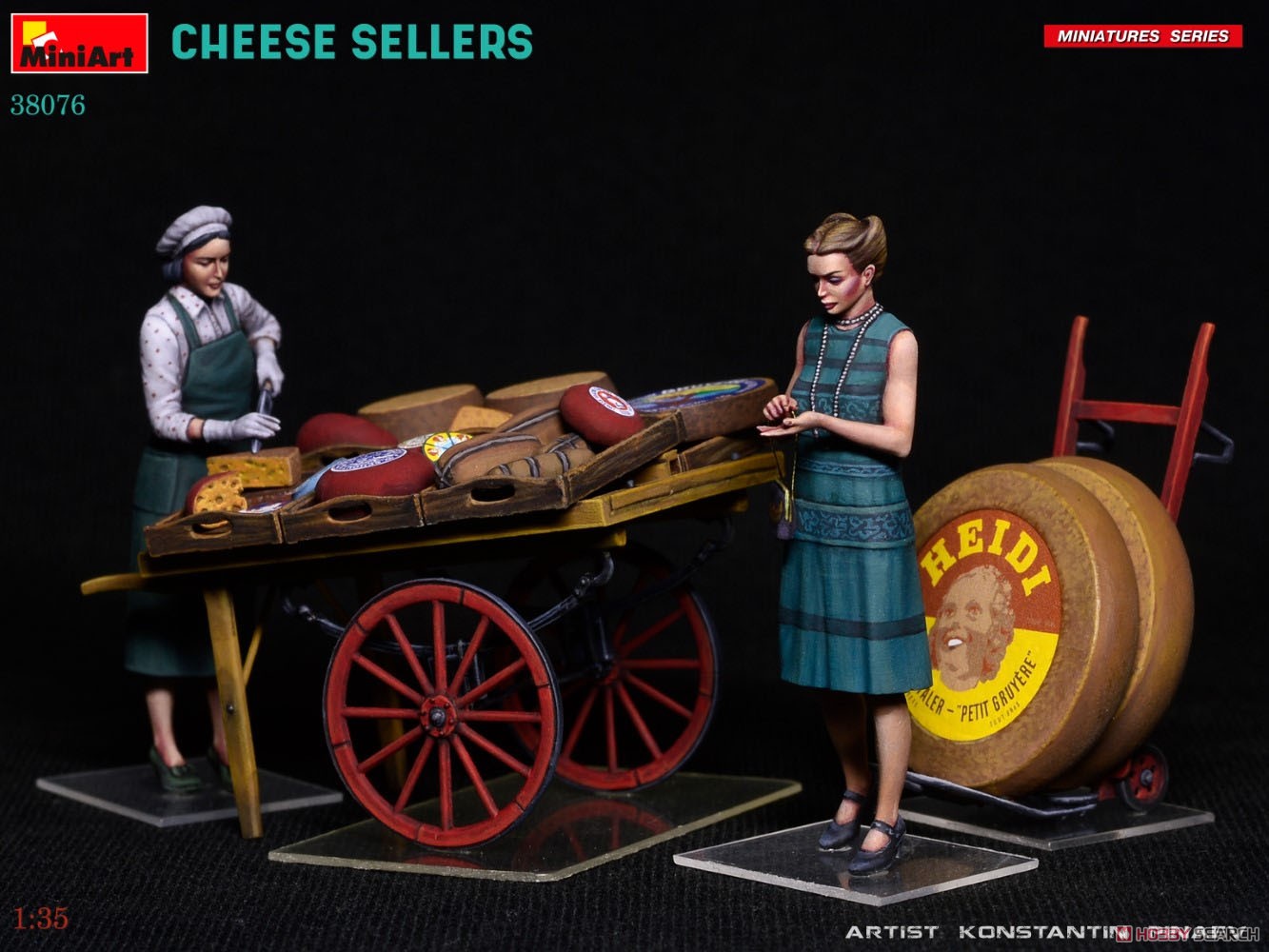 Cheese Sellers (Plastic model) Item picture6