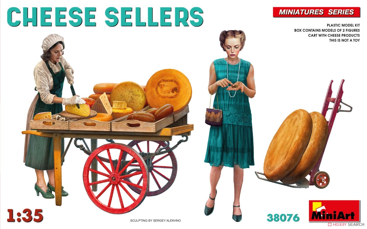 Cheese Sellers (Plastic model) Package1