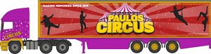 (OO) Paulos Circus ERF EC Box Trailer (Model Train)