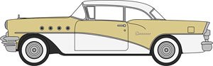 (HO) 1955 ビュイック センチュリー コンドルイエロー/ドーバーホワイト (鉄道模型)