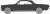 (HO) シボレー コルベア クーペ 1963 タキシードブラック (鉄道模型) その他の画像1