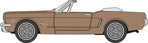 (HO) 1965 フォード マスタング コンバーチブル プレーリーブロンズ (鉄道模型)