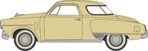 (HO) 1950 スチュードベーカー チャンピオン スターライト クーペ チューリップクリーム (鉄道模型)